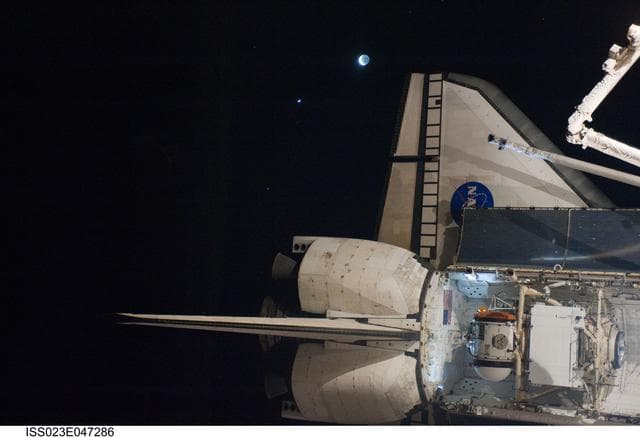 NASA image: View of the Docked STS-132 Atlantis