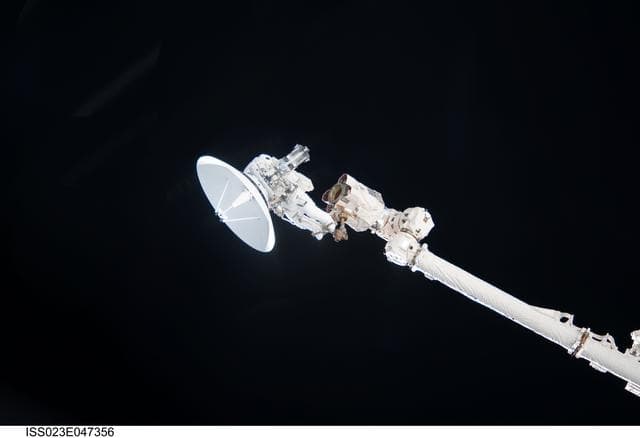 NASA image: Reisman during EVA 1