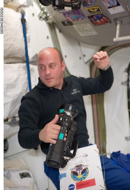 NASA image: Reisman in Node 1