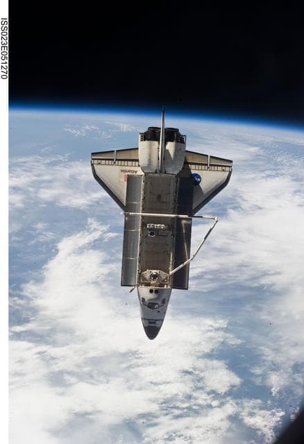 NASA image: STS-132 Atlantis after Undocking