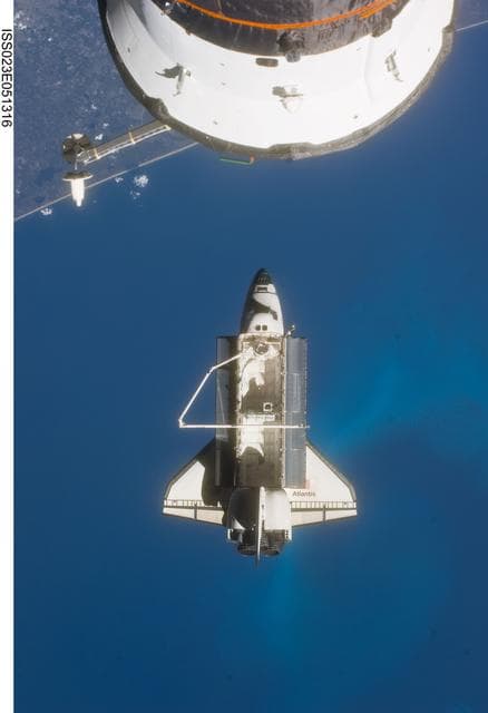 NASA image: STS-132 Atlantis after Undocking