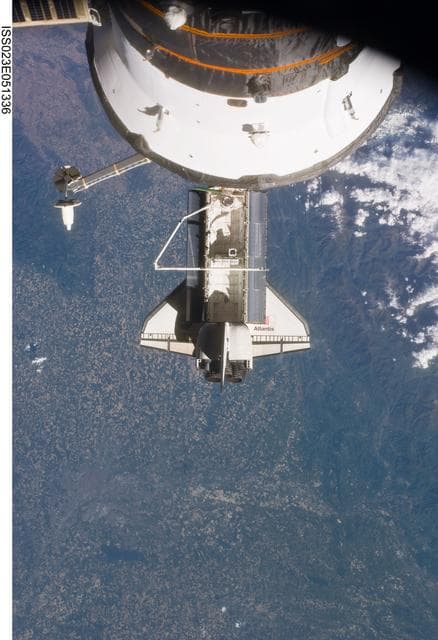 NASA image: STS-132 Atlantis Payload Bay after Undocking