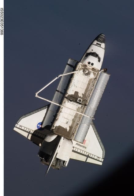 NASA image: STS-132 Atlantis after Undocking