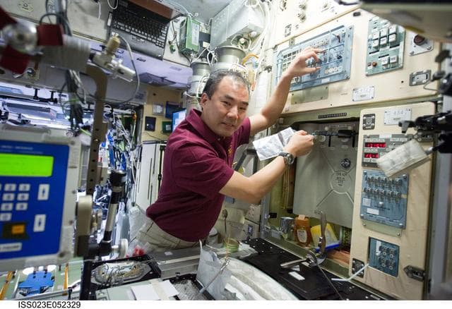 NASA image: Noguchi in SM Galley Area