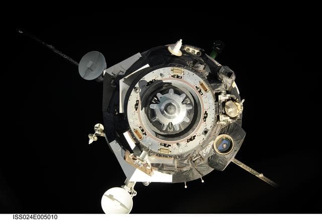 NASA image: TMA-17 Undocking