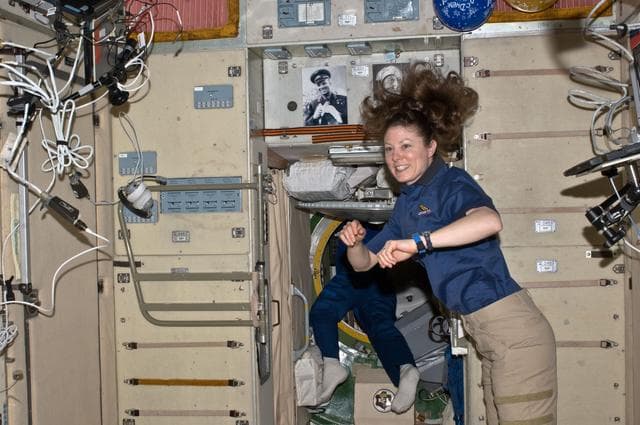 NASA image: TMA-19 Hatch Opening