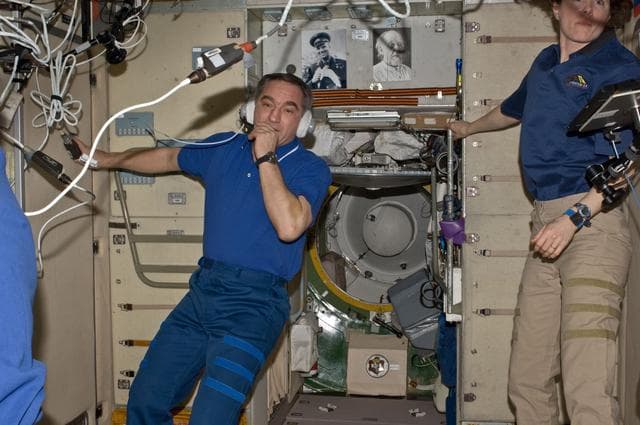 NASA image: TMA-19 Hatch Opening