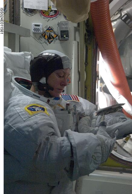 NASA image: US EVA 15 EMU Prep