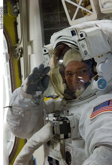 NASA image: US EVA 16 EMU Prep