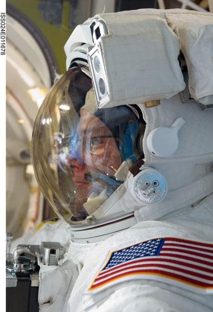 NASA image: US EVA 16 EMU Prep