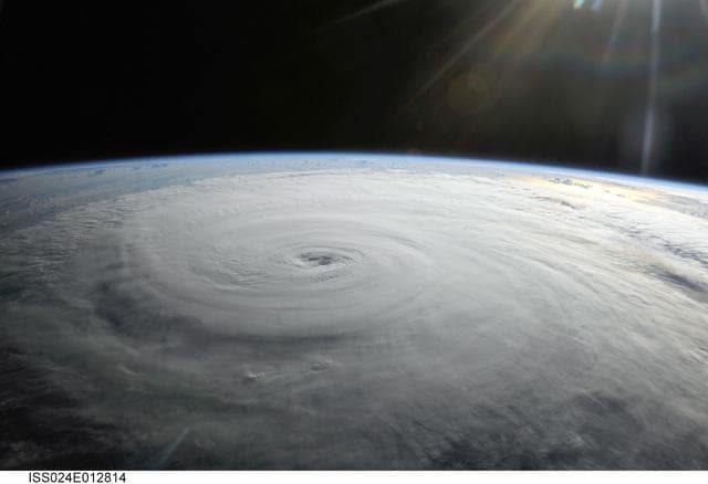 NASA image: Earth Observations - Hurricane Danielle