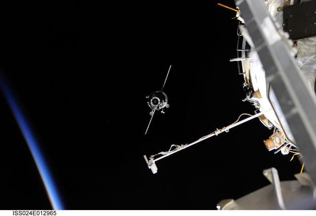 NASA image: View of Progress 38P Undocking from the ISS
