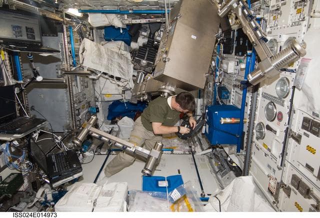 NASA image: MARES Payload Installation