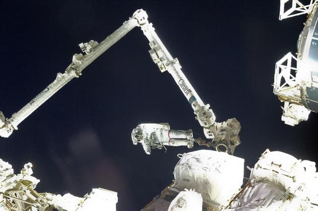 NASA image: View of FE Wheelock during EVA-16