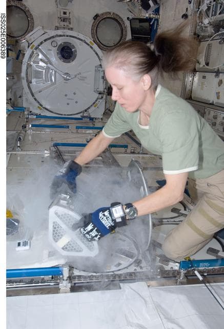 NASA image: MELFI Ops