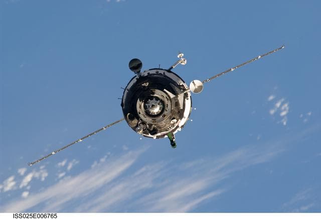 NASA image: Soyuz 24S Docking