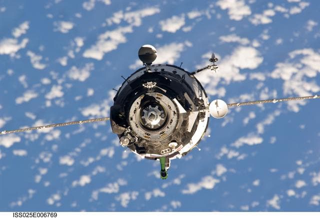 NASA image: Soyuz 24S Docking