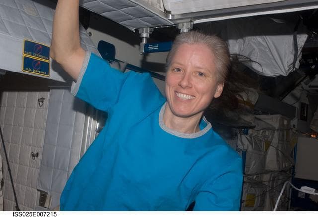 NASA image: Walker in Crew Quarters in Node 2