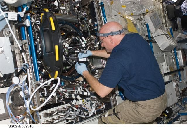 NASA image: Kelly with CIR