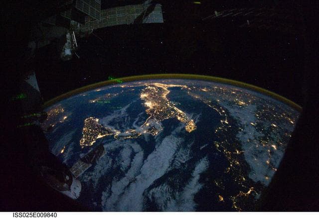 NASA image: Night Earth Observation taken by the Expedition 25 crew