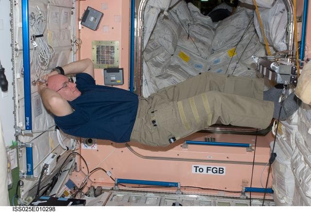 NASA image: Kelly in Node 1