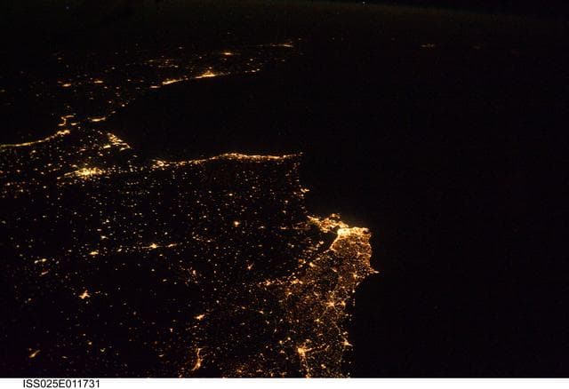 NASA image: Night views of the Earth taken by the Expedition 25 crew