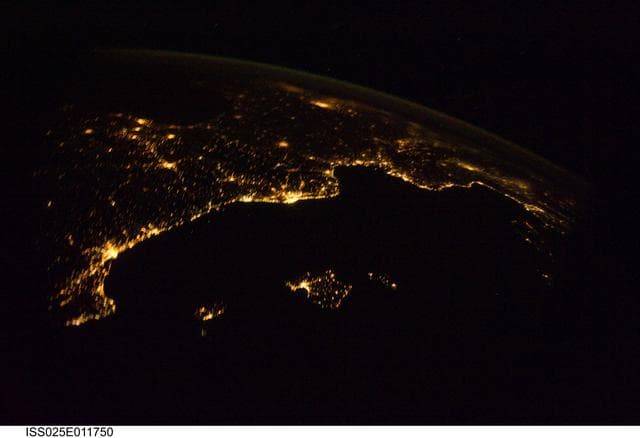 NASA image: Night views of the Earth taken by the Expedition 25 crew