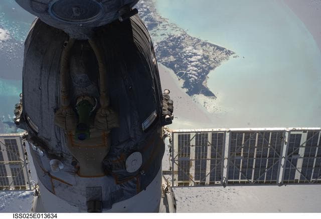 NASA image: Soyuz spacecraft taken by the Expedition 25 crew