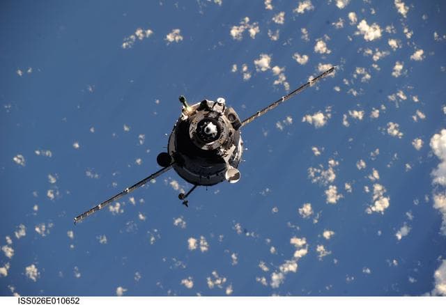 NASA image: Soyuz TMA-20 Spacecraft approaches the ISS