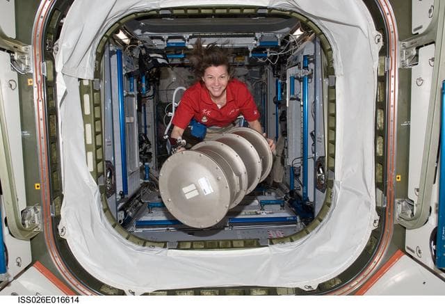 NASA image: Coleman moves MSL Hardware