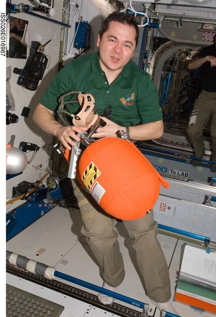 NASA image: Skripochka during Emergency Scario Drill