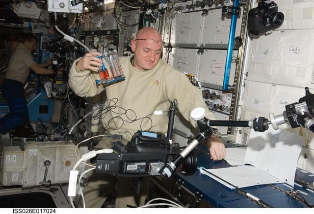NASA image: Kelly works on CFE