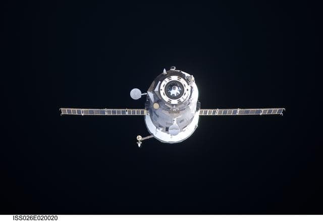 NASA image: Progress 40 Departing the ISS