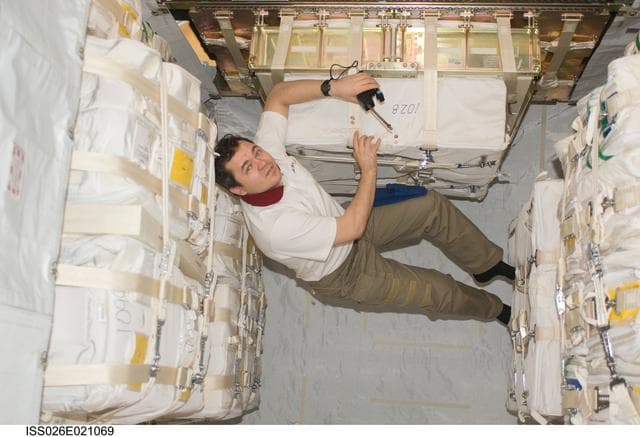 NASA image: Skripochka in the Japanese Kounotori HTV-2 Transfer Vehicle