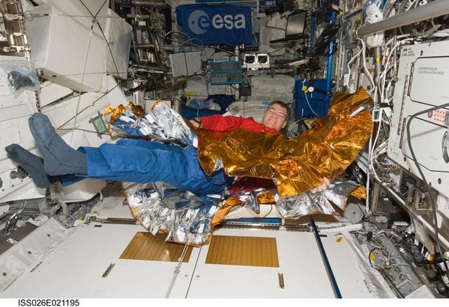 NASA image: Nespoli in the Columbus Module during Expedition 26