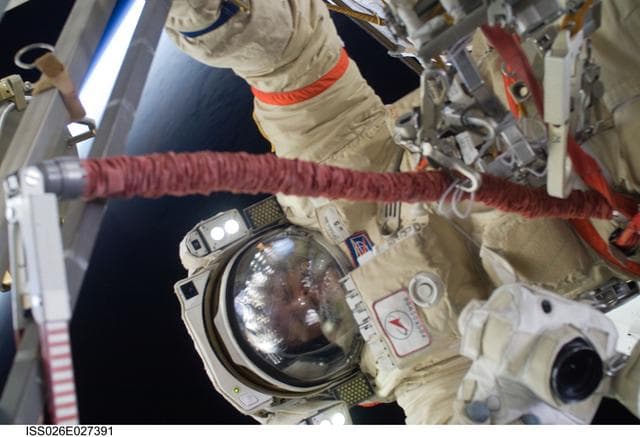 NASA image: Russian EVA 28