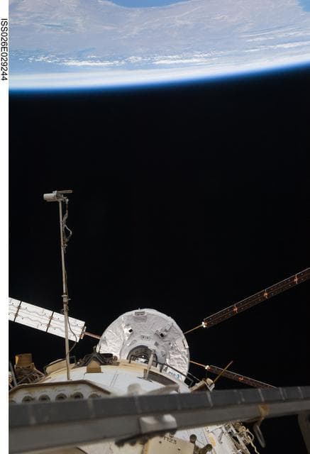 NASA image: ATV 2 Johannes Kepler docked