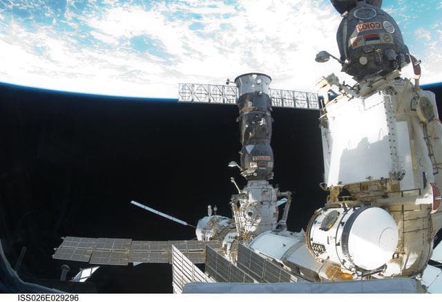NASA image: ATV 2 Johannes Kepler docked