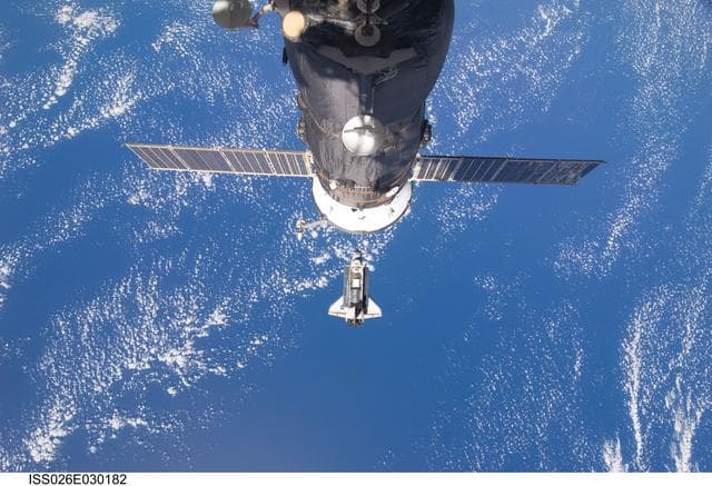 NASA image: STS-133 Approach