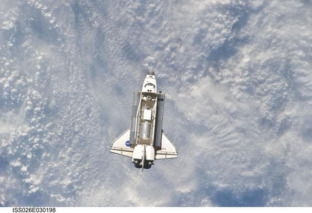 NASA image: STS-133 Space Shuttle Discovery Approach