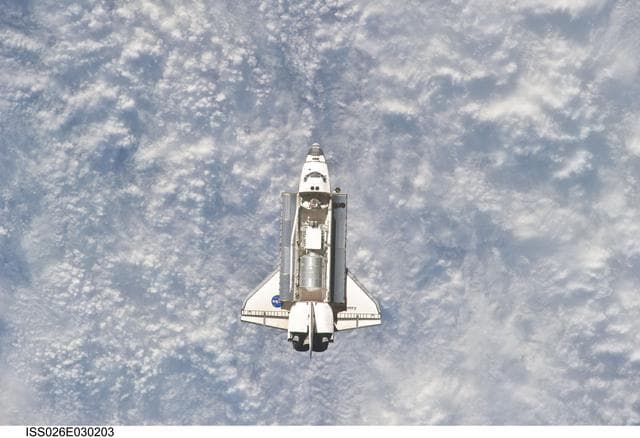 NASA image: STS-133 Space Shuttle Discovery Approach