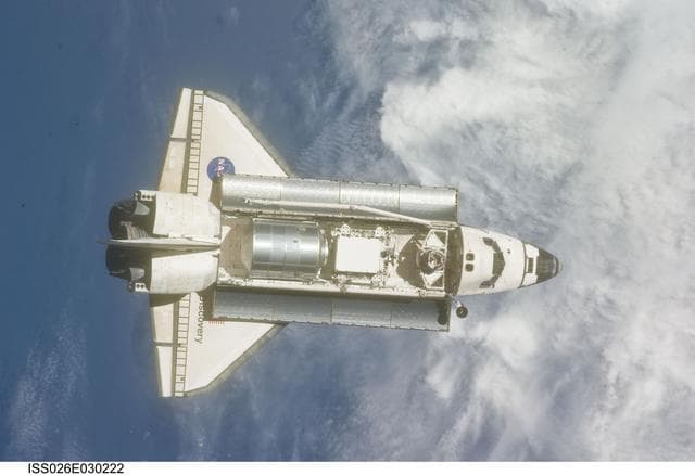 NASA image: STS-133 Space Shuttle Discovery Approach