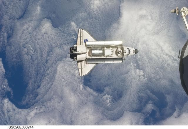 NASA image: STS-133 Space Shuttle Discovery Approach