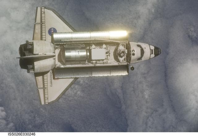 NASA image: STS-133 Space Shuttle Discovery Approach