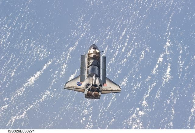 NASA image: STS-133 Space Shuttle Discovery Approach