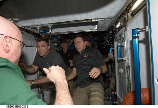 NASA image: STS-133 and Expedition 26 Crewmembers
