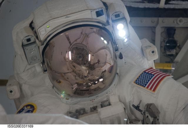 NASA image: Drew in the Crew Lock on the A/L