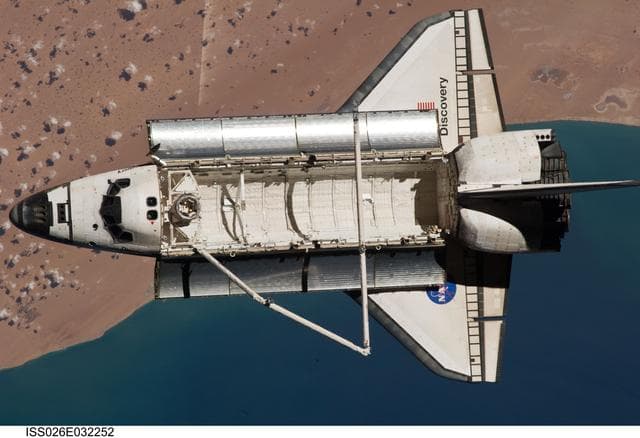 NASA image: STS-133 Space Shuttle Discovery