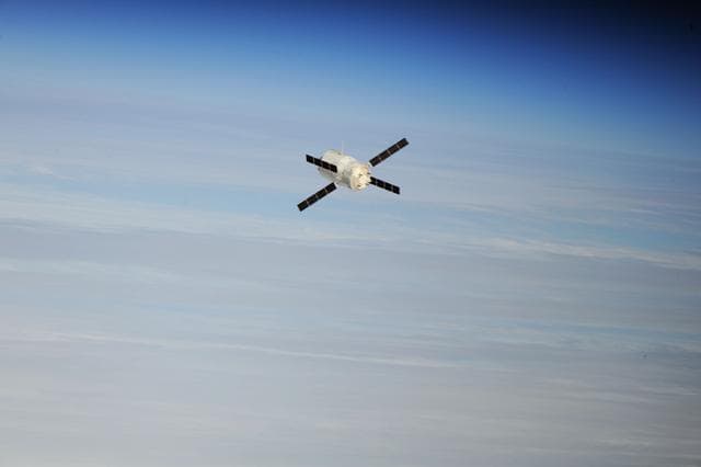 NASA image: ESA Johannes Kepler ATV-2 during approach