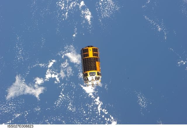 NASA image: HTV2 Departs the ISS